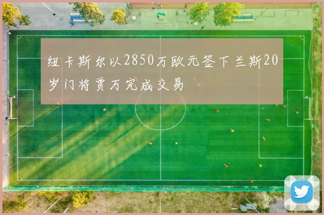 纽卡斯尔以2850万欧元签下兰斯20岁门将贾万完成交易